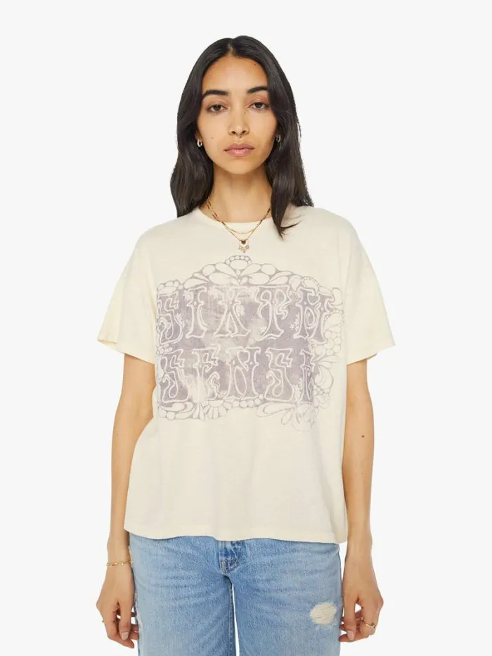 Women Mother Denim The Big Deal White Six Sense