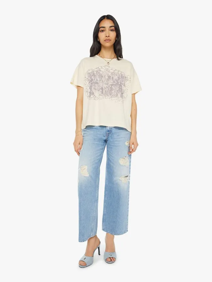 Women Mother Denim The Big Deal White Six Sense Women Mother Denim The Big Deal White Six Sense