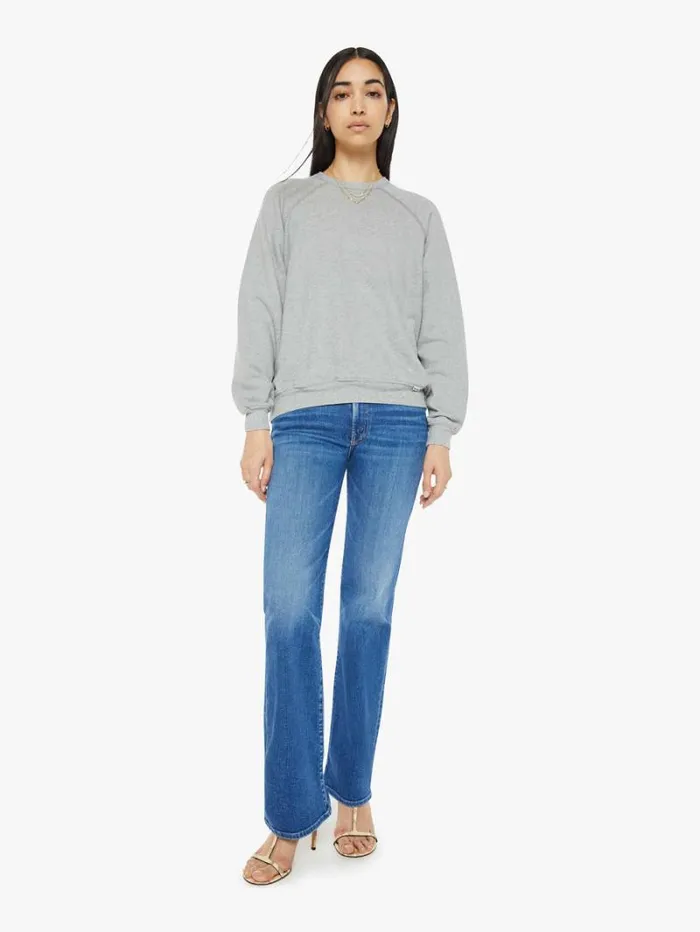 Women Mother Denim The Biggie Concert Heather Grey Women Mother Denim The Biggie Concert Heather Grey