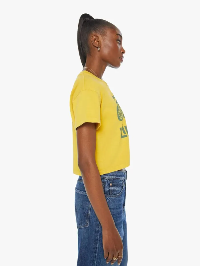 Women Mother Denim The Grab Bag Crop Tee Make Like A Tree