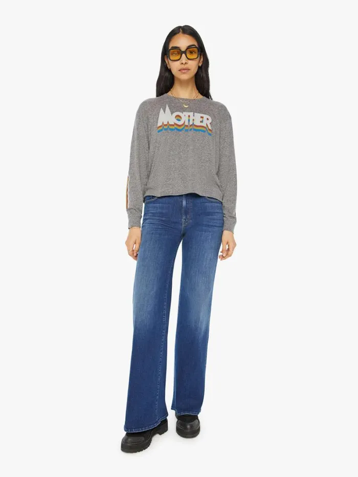 Women Mother Denim The LS Slouchy Cut Off Mother Prism