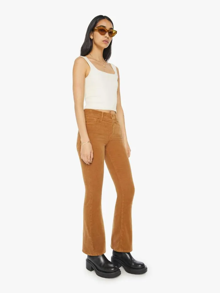 Women Mother Denim The Weekender Tobacco