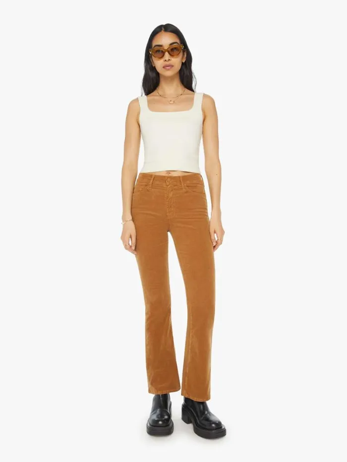 Women Mother Denim The Weekender Tobacco