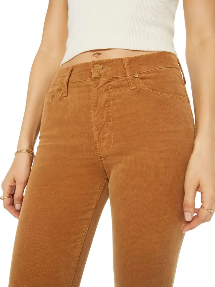 Women Mother Denim The Weekender Tobacco
