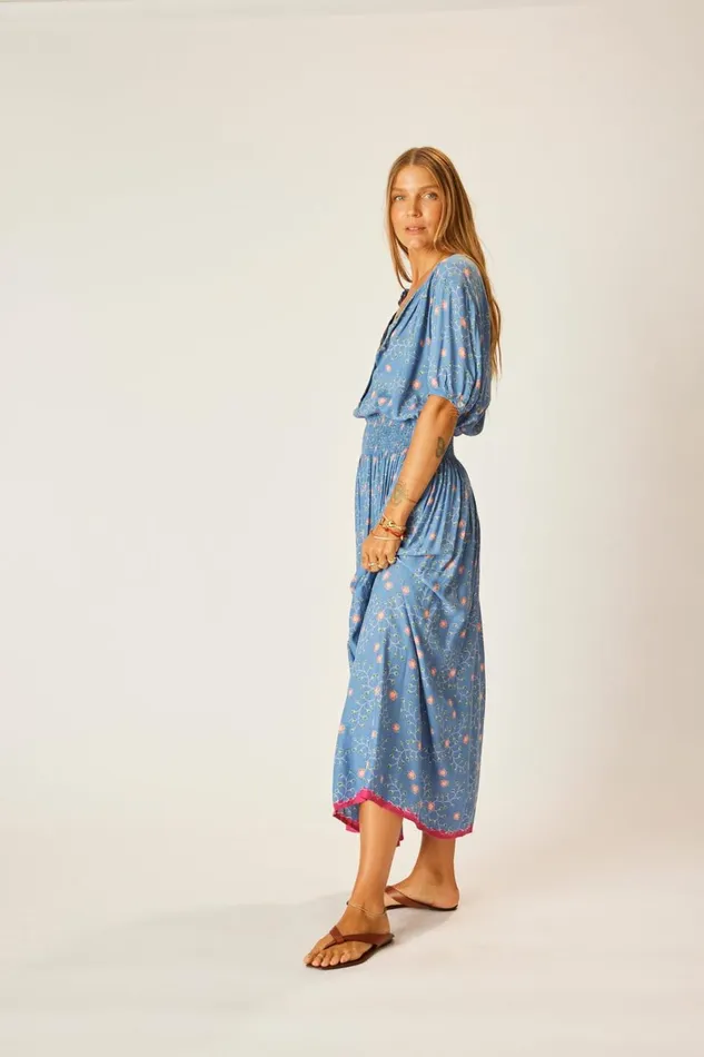 Women Natalie Martin Bottoms Bella Skirt Pinwheel Denim