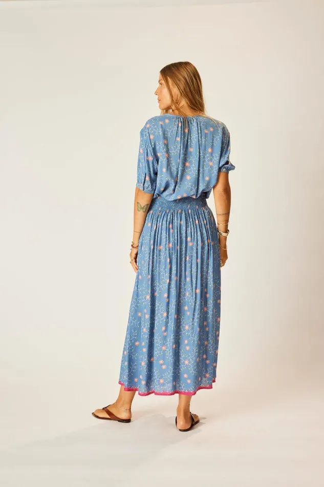 Women Natalie Martin Bottoms Bella Skirt Pinwheel Denim