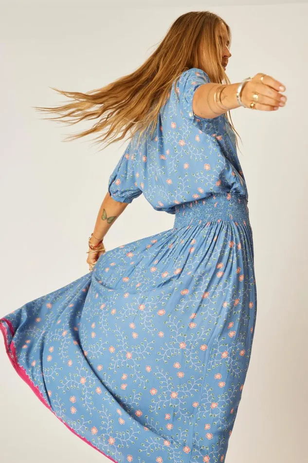 Women Natalie Martin Bottoms Bella Skirt Pinwheel Denim