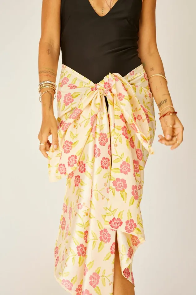 Women Natalie Martin Bottoms Sarong Prairie Dusty Crimson