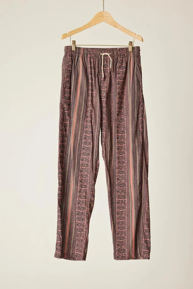 Women Natalie Martin Bottoms William Pant Unisex Paisley Stripe Heather