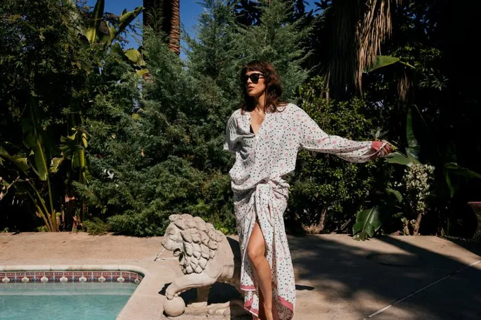 Women Natalie Martin CoverUps Aprs Swim Top Pinwheel Cotton Women Natalie Martin CoverUps Aprs Swim Top Pinwheel Cotton