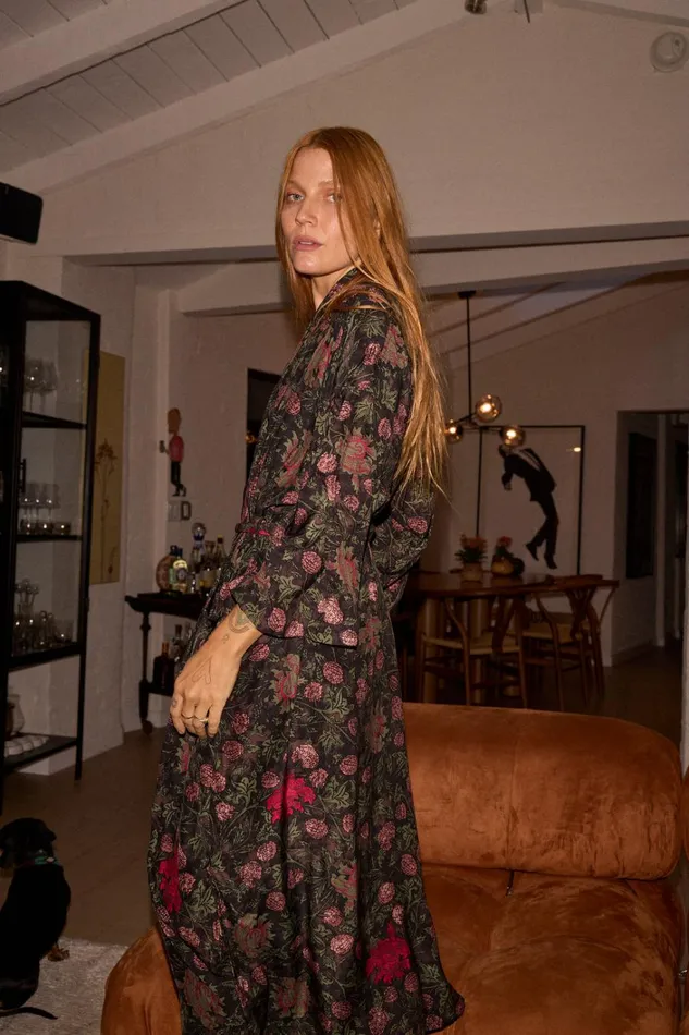 Women Natalie Martin CoverUps Diane Smoking Jacket Lehua Black Women Natalie Martin CoverUps Diane Smoking Jacket Lehua Black