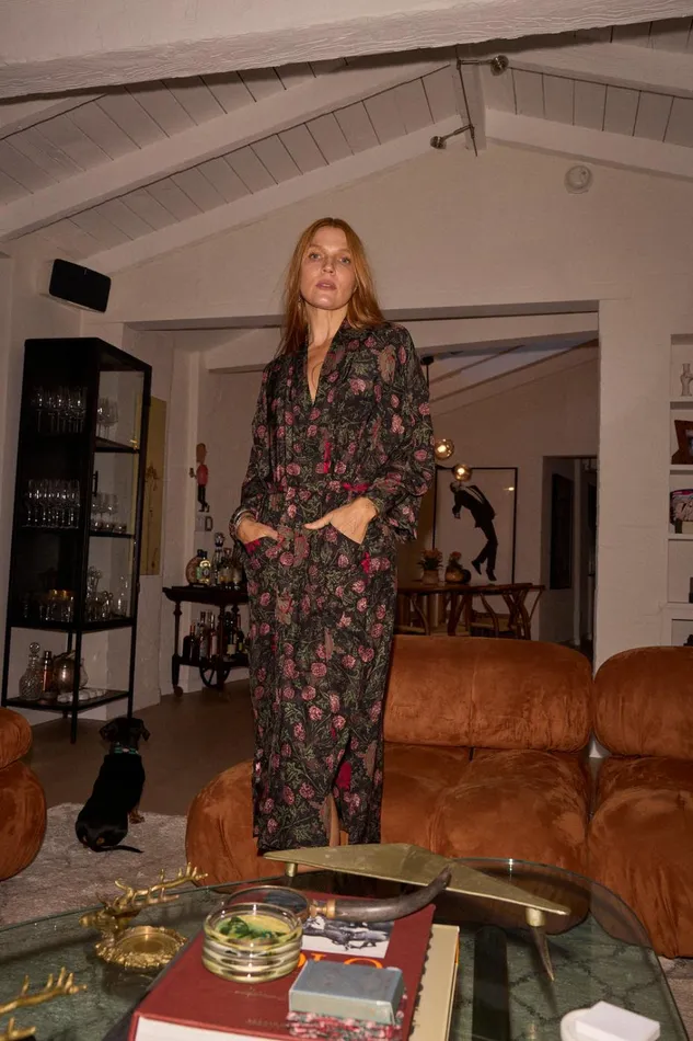 Women Natalie Martin CoverUps Diane Smoking Jacket Lehua Black Women Natalie Martin CoverUps Diane Smoking Jacket Lehua Black
