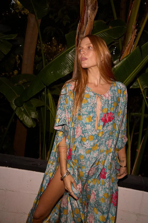 Women Natalie Martin CoverUps Paulina Caftan Lehua Sea