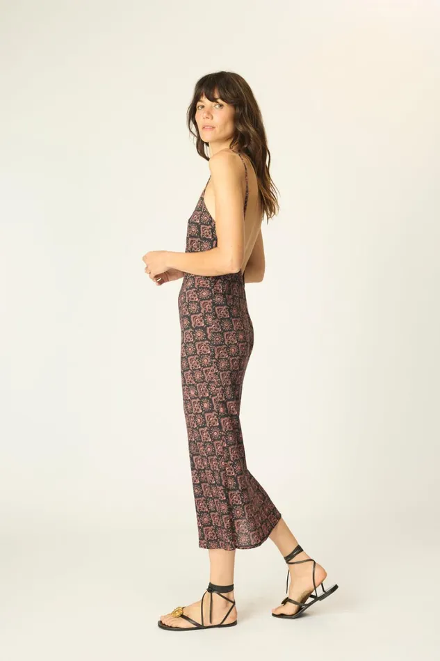 Women Natalie Martin Dresses Eve Slip Dress Fleurdelis Black