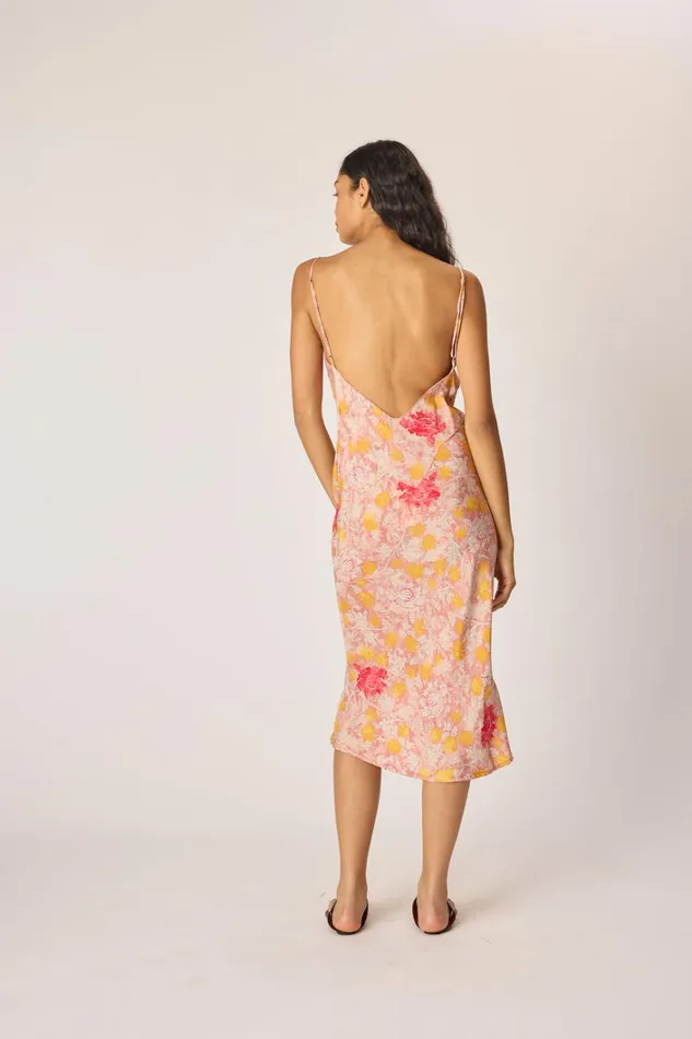 Women Natalie Martin Dresses Eve Slip Dress Lehua Sunset