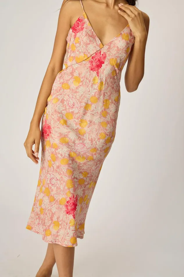 Women Natalie Martin Dresses Eve Slip Dress Lehua Sunset