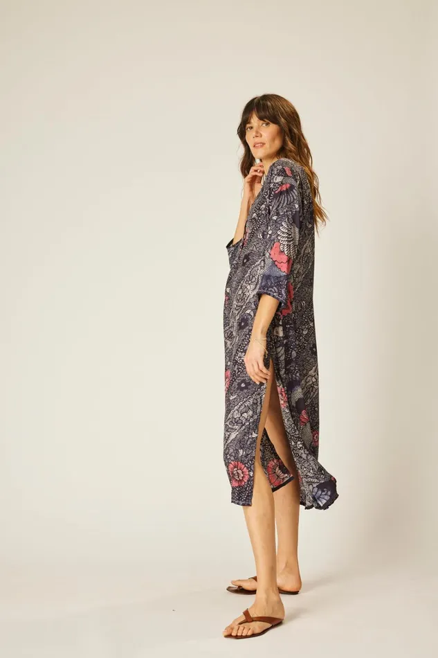 Women Natalie Martin Dresses Isobel Dress Peacock Ink