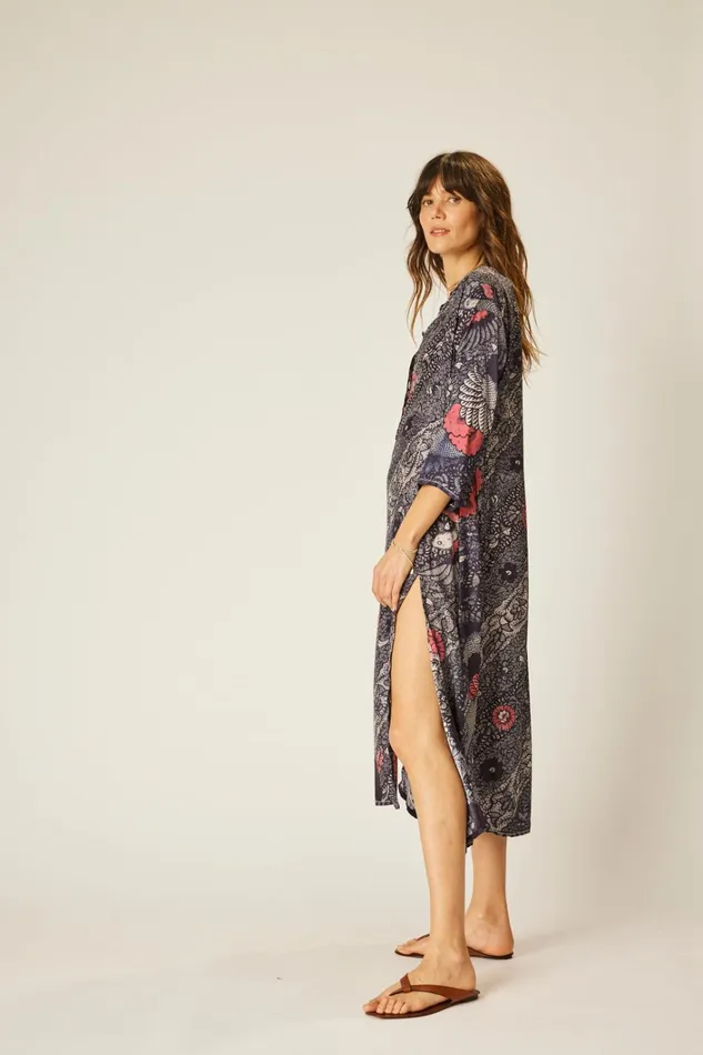 Women Natalie Martin Dresses Isobel Dress Peacock Ink