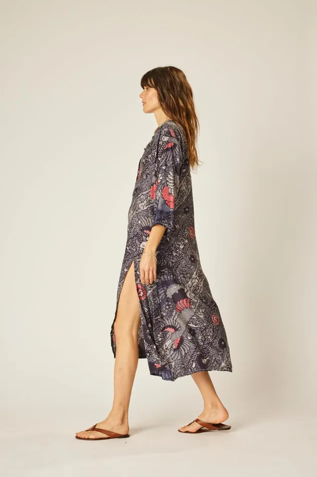 Women Natalie Martin Dresses Isobel Dress Peacock Ink