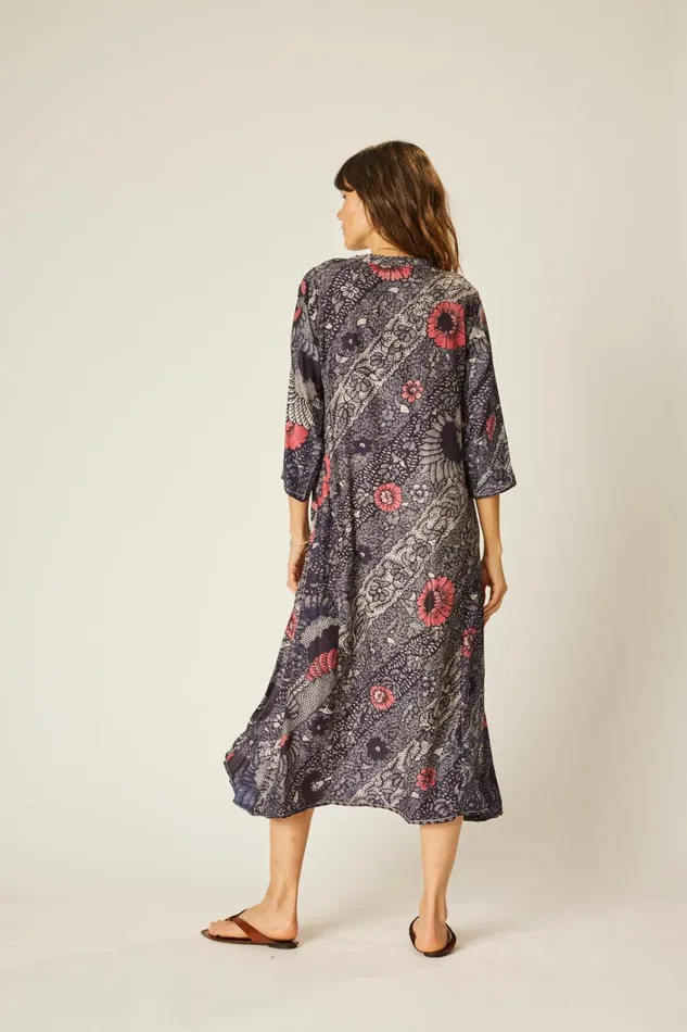 Women Natalie Martin Dresses Isobel Dress Peacock Ink