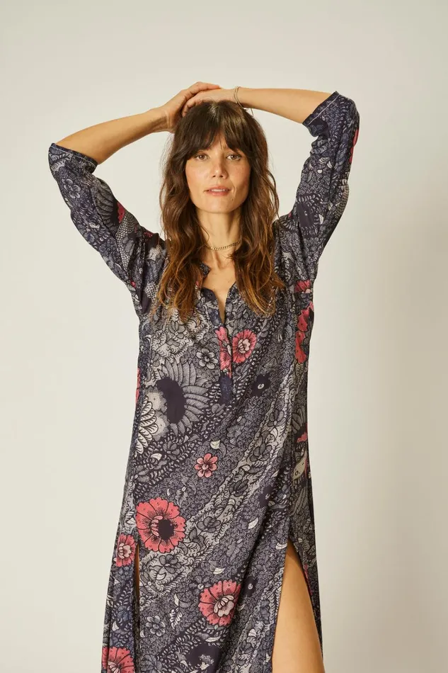 Women Natalie Martin Dresses Isobel Dress Peacock Ink