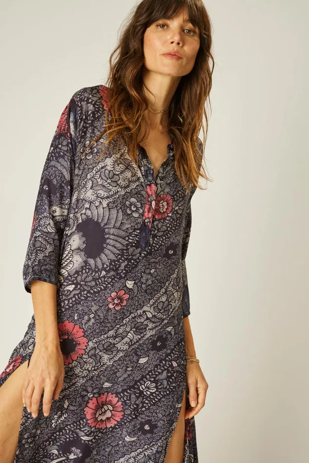 Women Natalie Martin Dresses Isobel Dress Peacock Ink