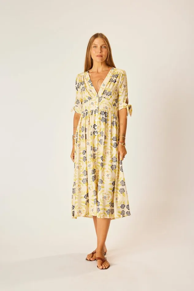 Women Natalie Martin Dresses Layla Dress Prairie Indigo