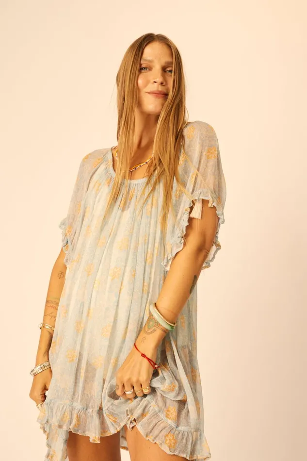 Women Natalie Martin Dresses Marina Dress Snowflake Tangerine