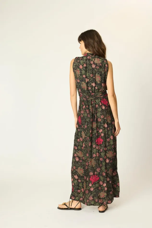 Women Natalie Martin Dresses Nico Sleeveless Maxi Lehua Black