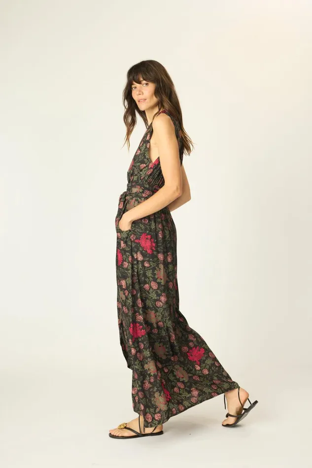 Women Natalie Martin Dresses Nico Sleeveless Maxi Lehua Black