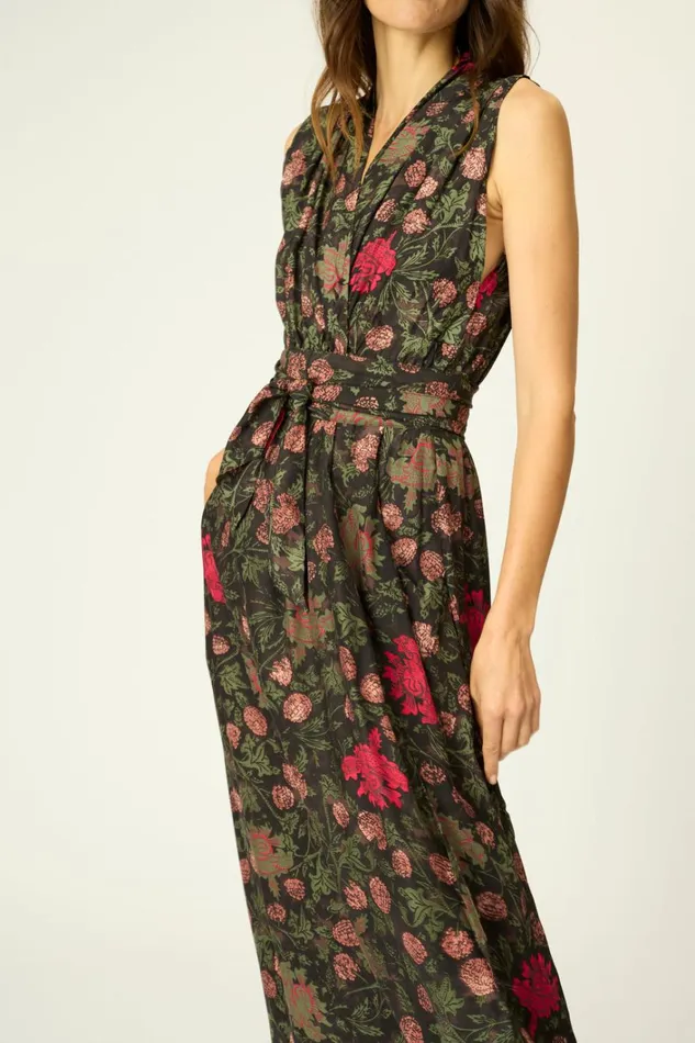 Women Natalie Martin Dresses Nico Sleeveless Maxi Lehua Black