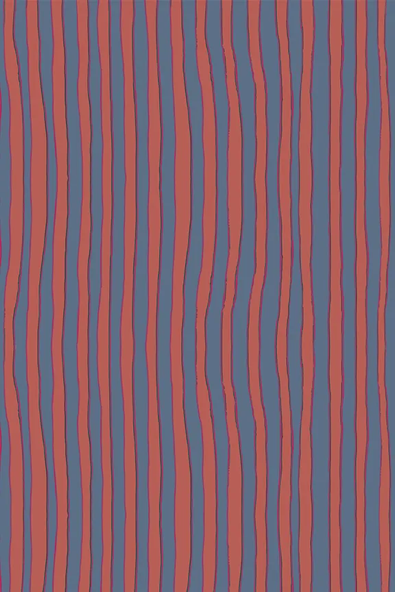 Women Natalie Martin Dresses Sammie Maxi Batik Stripe Blood Orange