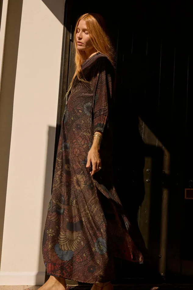 Women Natalie Martin Dresses Sammie Maxi Peacock Kalamata