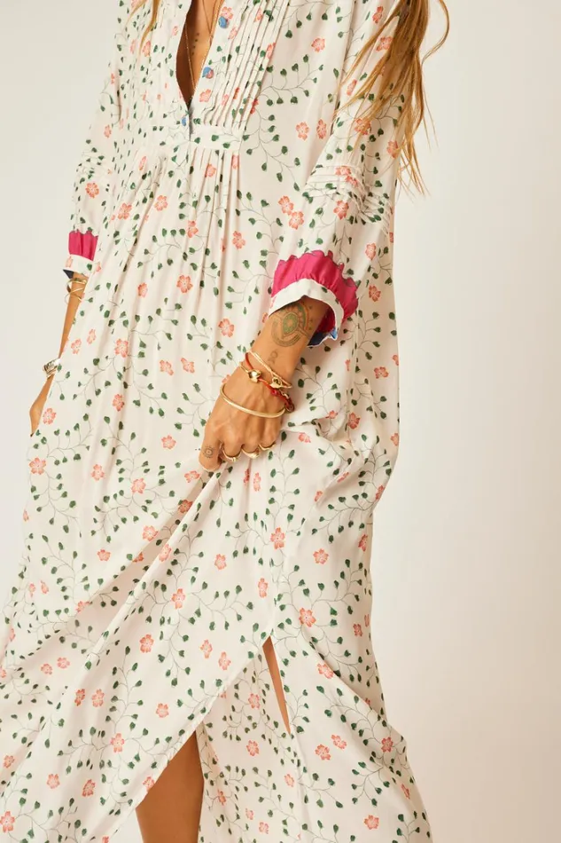 Women Natalie Martin Dresses Sammie Maxi Pinwheel Cotton