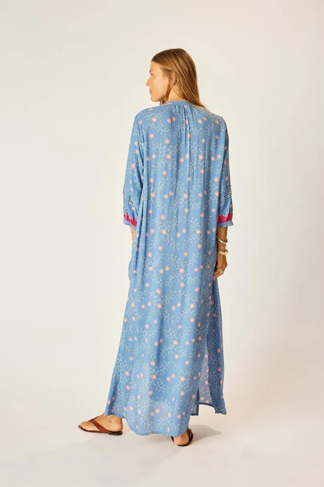 Women Natalie Martin Dresses Sammie Maxi Pinwheel Denim