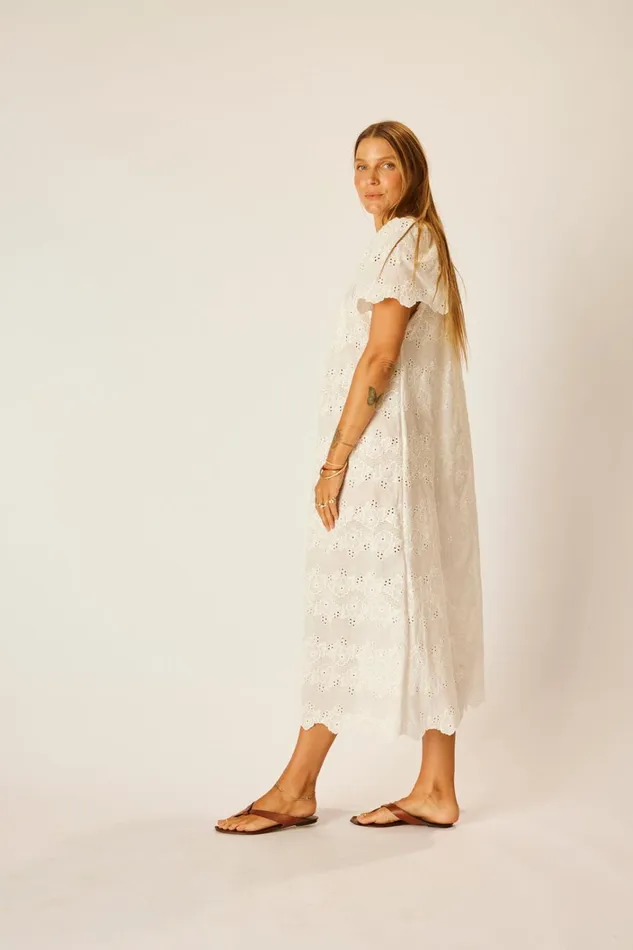 Women Natalie Martin Dresses Sienna Dress Geranium Milk