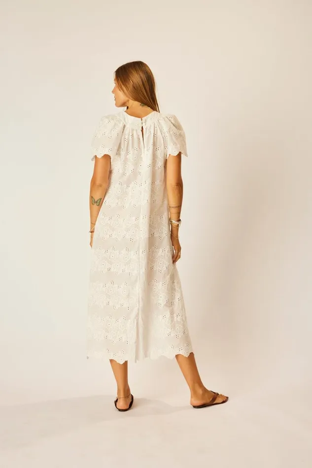 Women Natalie Martin Dresses Sienna Dress Geranium Milk