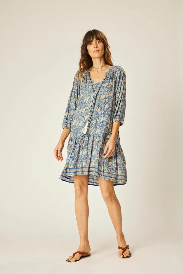 Women Natalie Martin Dresses Stevie Dress Water Lily Blue