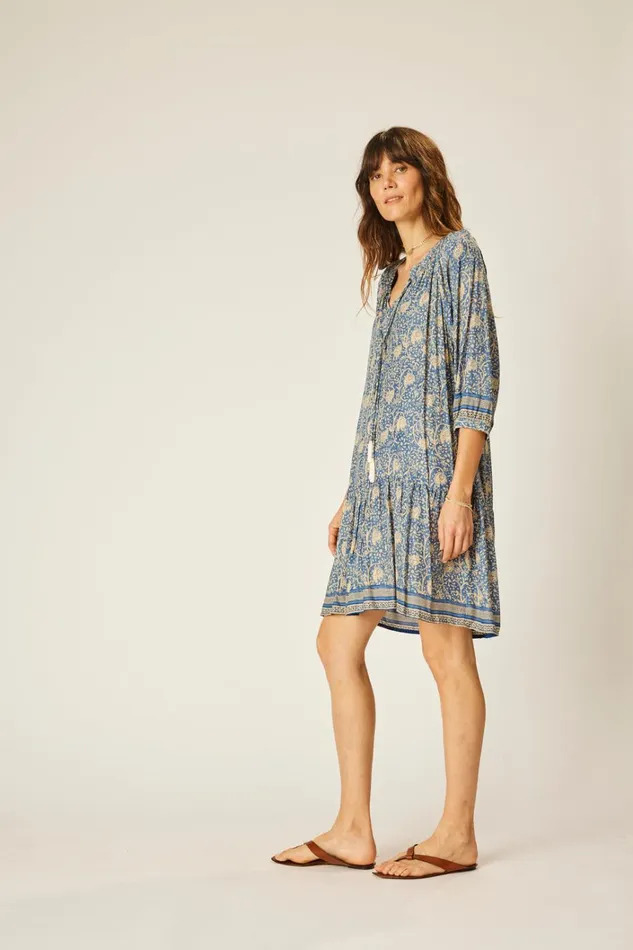 Women Natalie Martin Dresses Stevie Dress Water Lily Blue