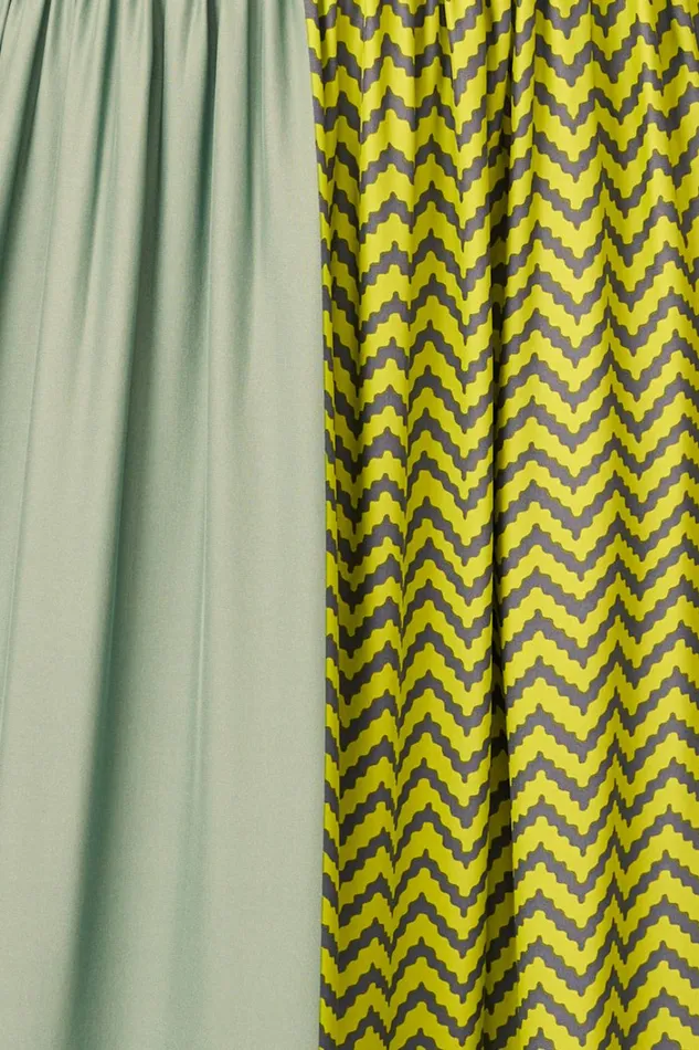 Women Natalie Martin Dresses Tova Maxi Block Zigzag Tangerine
