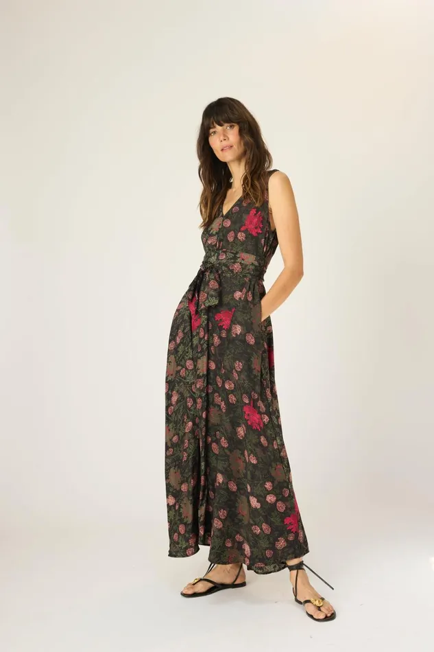 Women Natalie Martin Dresses Tova Maxi Lehua Black