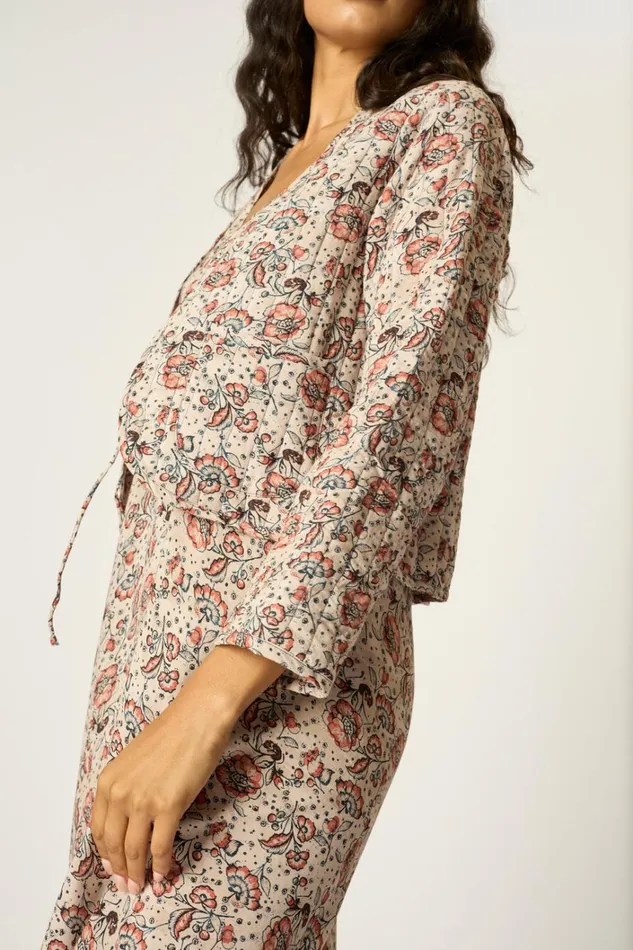 Women Natalie Martin Jackets and Vests Saskia Jacket Heirloom Rose