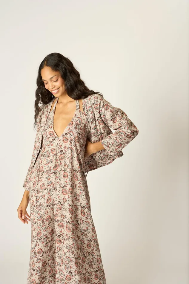 Women Natalie Martin Jackets and Vests Saskia Jacket Heirloom Rose
