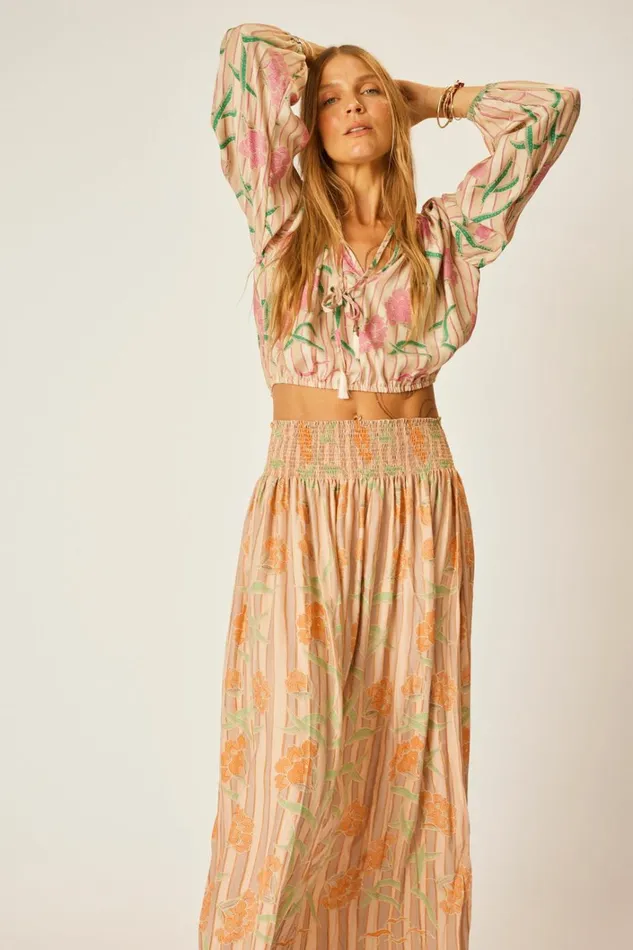 Women Natalie Martin Tops Amelia Top Chamomile Rose