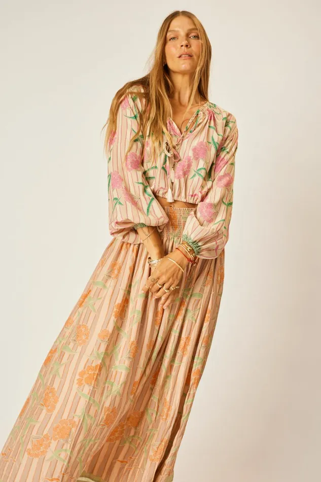 Women Natalie Martin Tops Amelia Top Chamomile Rose