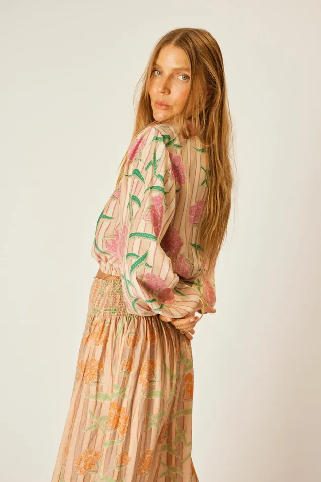 Women Natalie Martin Tops Amelia Top Chamomile Rose