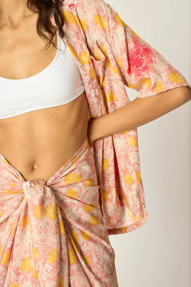 Women Natalie Martin Tops Kevin Shirt Unisex Lehua Sunset