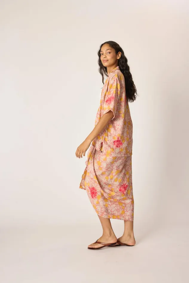 Women Natalie Martin Tops Kevin Shirt Unisex Lehua Sunset