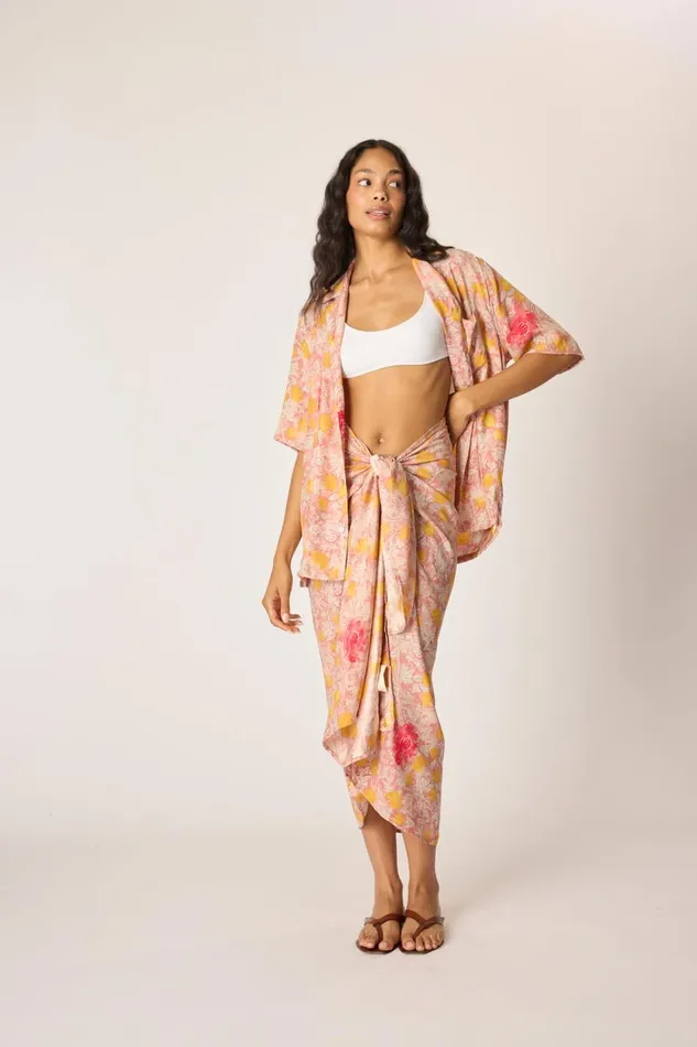 Women Natalie Martin Tops Kevin Shirt Unisex Lehua Sunset