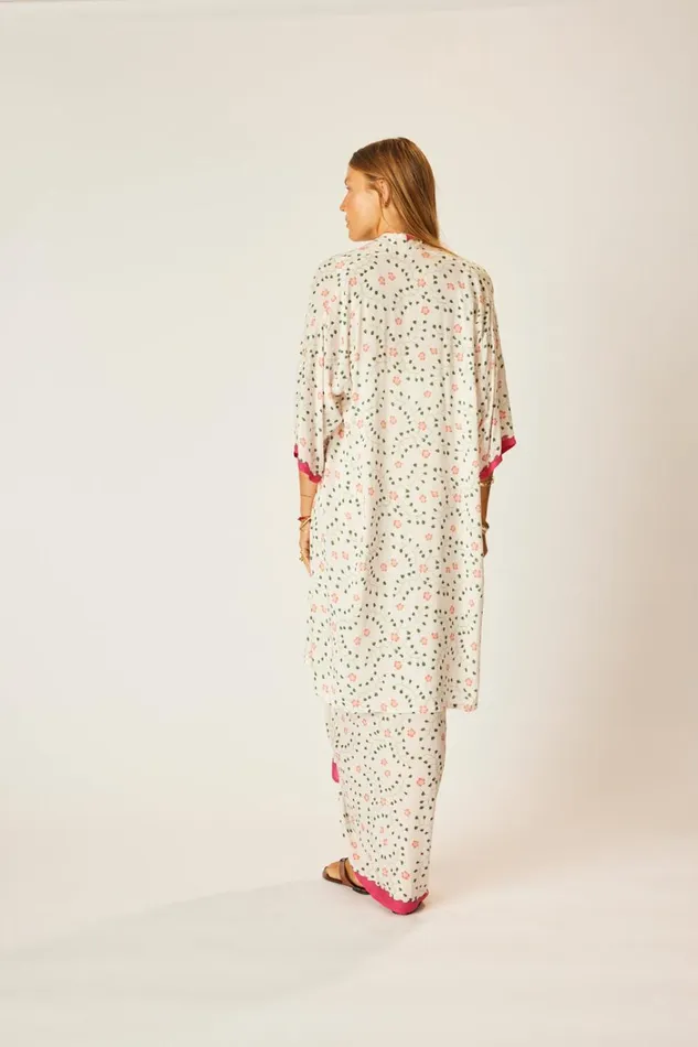 Women Natalie Martin Tops Lennon Kimono Pinwheel Cotton